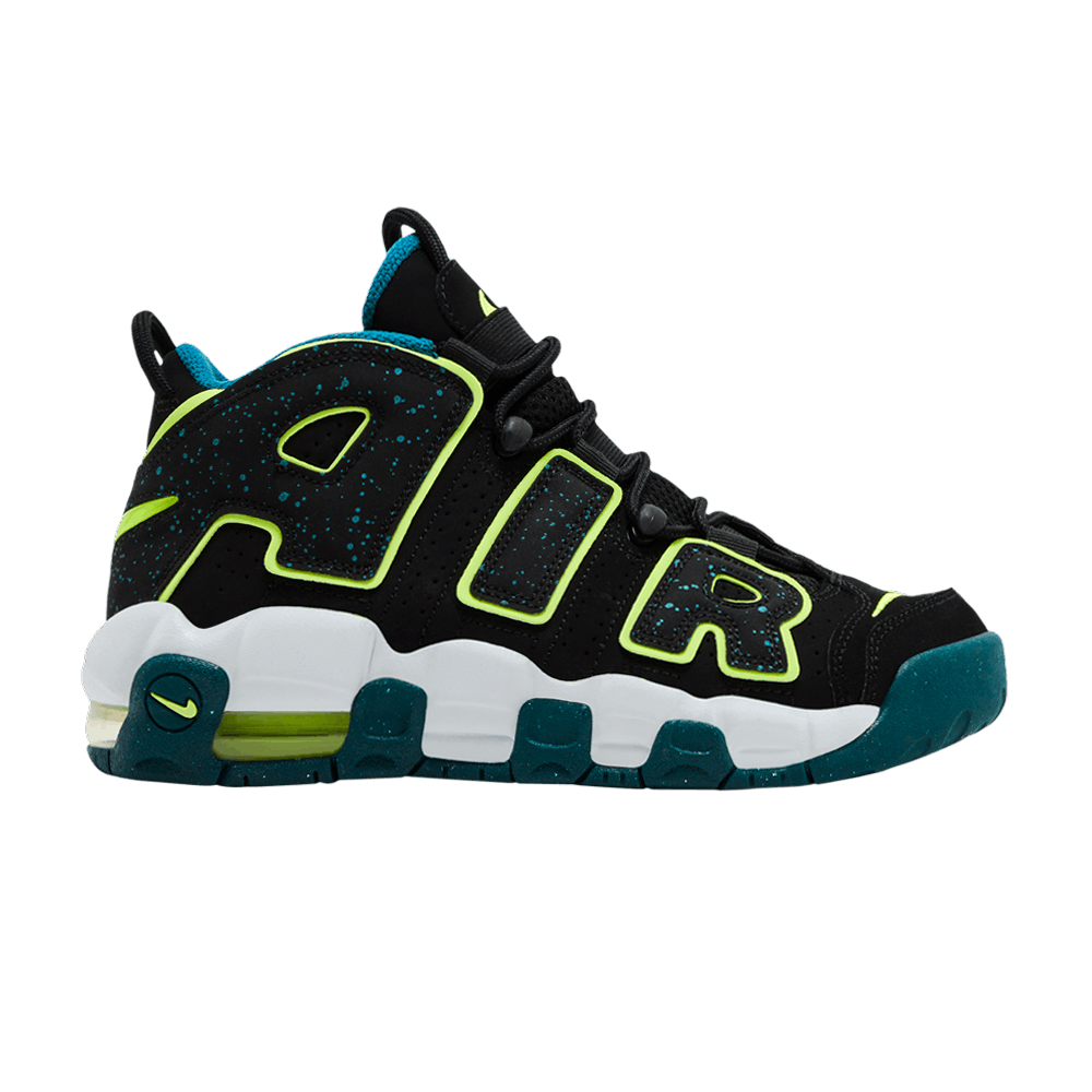 Air More Uptempo GS 'Black Geode Teal'