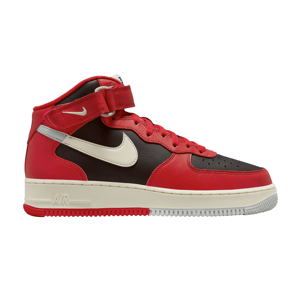 Men's Air Force 1 Mid '07 LV8 'Split - University Red Black'