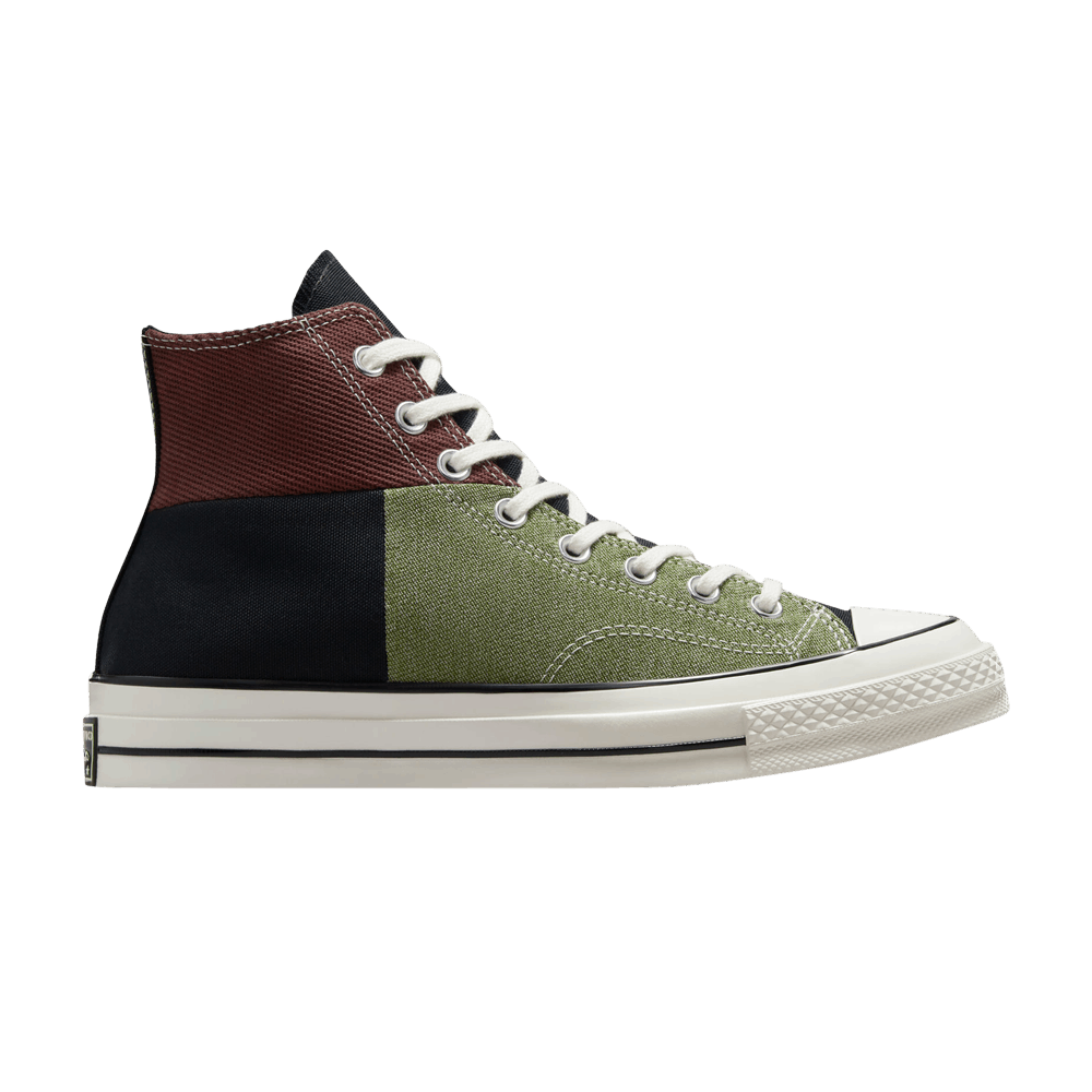 Men's Chuck 70 High 'Crafted Patchwork - Trolled Green Earth Brown'