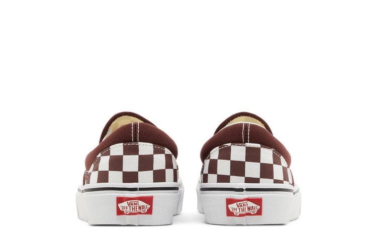 Men's Classic Slip-On 'Color Theory Checkerboard - Bitter Chocolate'