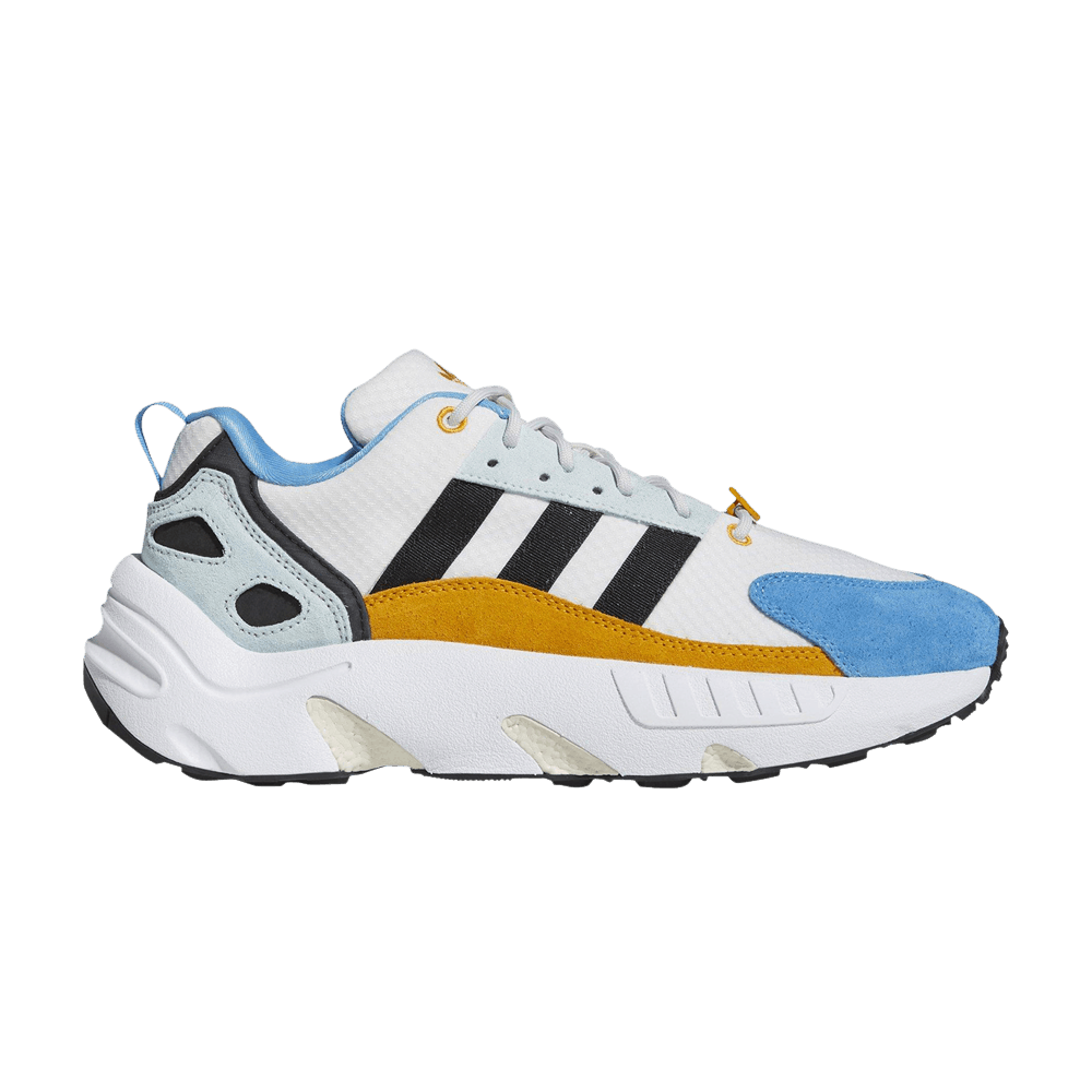 Men's ZX 22 Boost 'White Pulse Blue Gold'