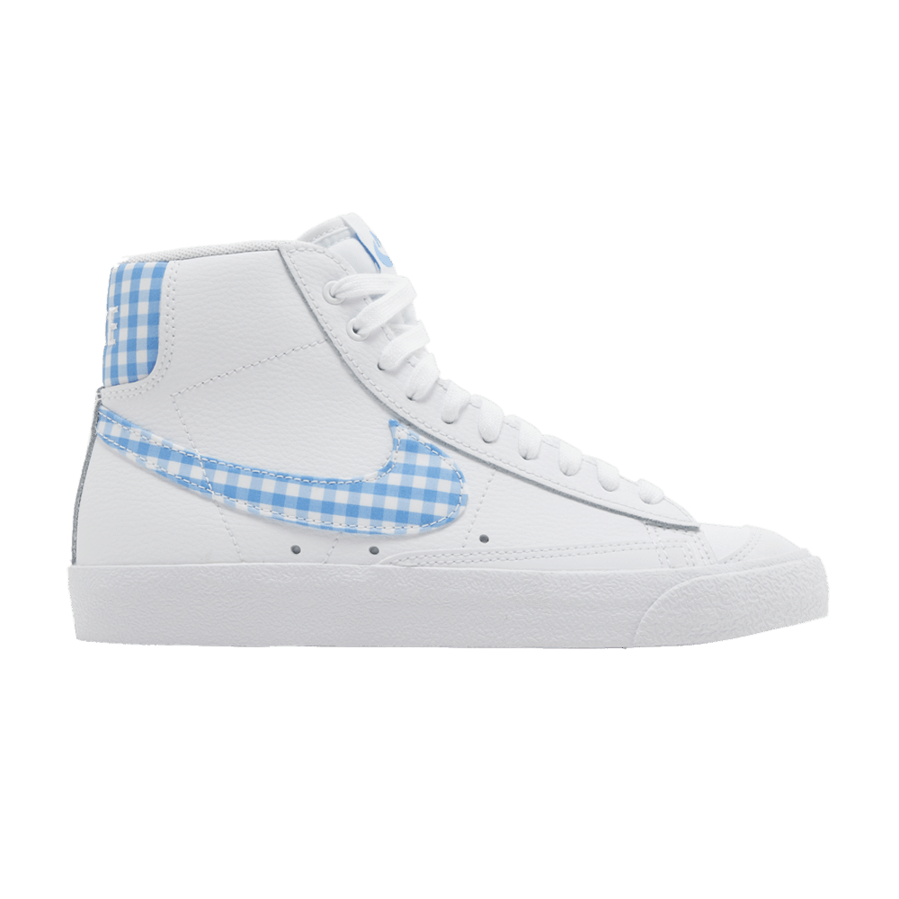 Women's Blazer Mid '77 'University Blue Gingham'