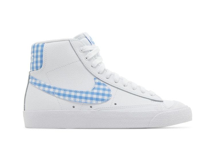 Women's Blazer Mid '77 'University Blue Gingham'