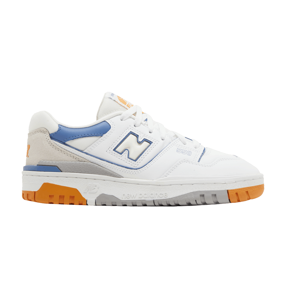 550 Big Kid 'White Mercury Blue'
