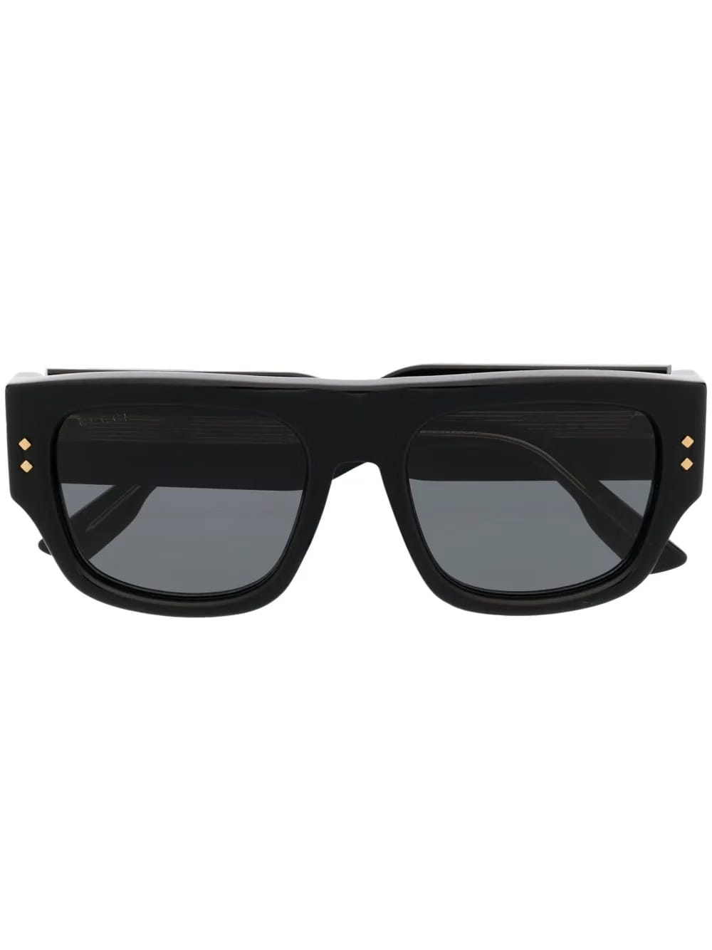 stud square-frame sunglasses