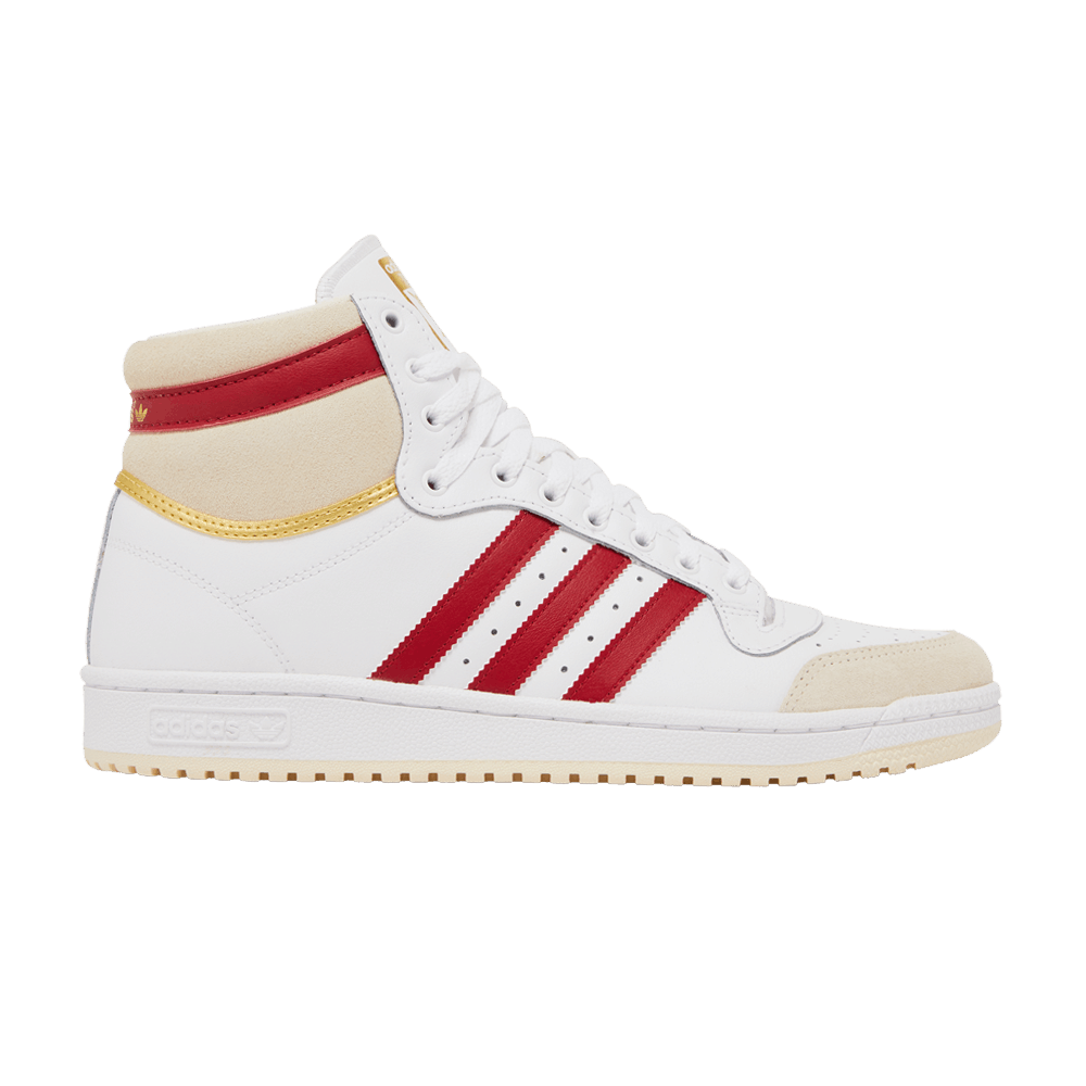Men's Top Ten High 'White Team Victory Red'