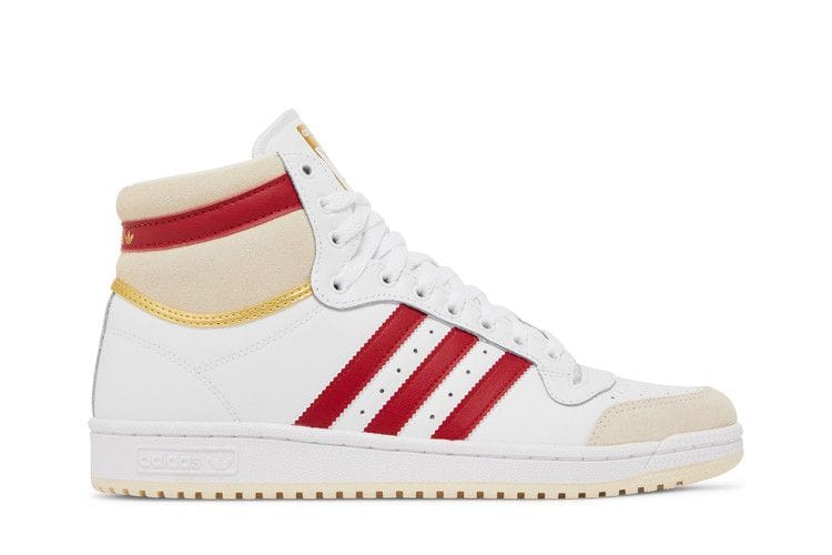 Men's Top Ten High 'White Team Victory Red'