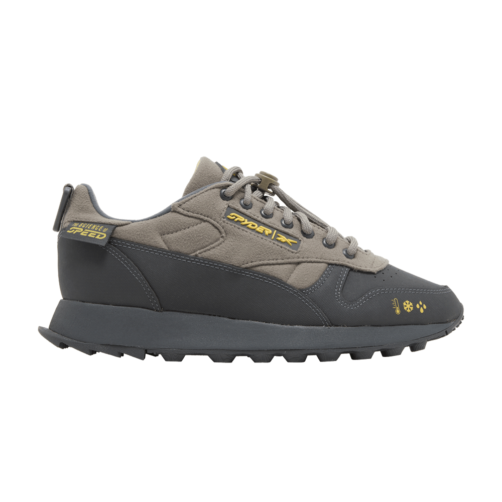 Men's Spyder x Classic Leather Trail 'Cement Boldly Yellow'