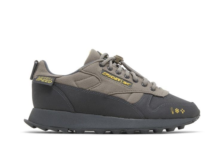Men's Spyder x Classic Leather Trail 'Cement Boldly Yellow'