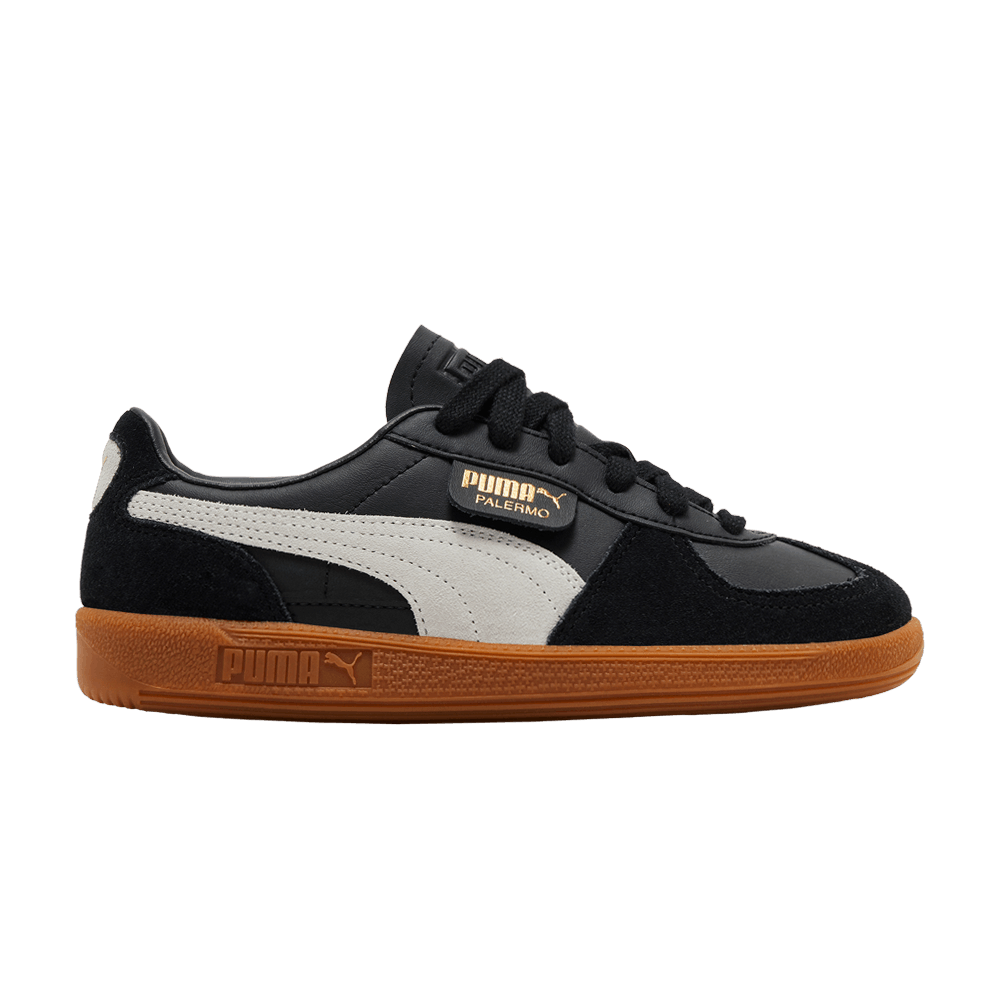 Palermo Leather Big Kid 'Black Feather Grey Gum'