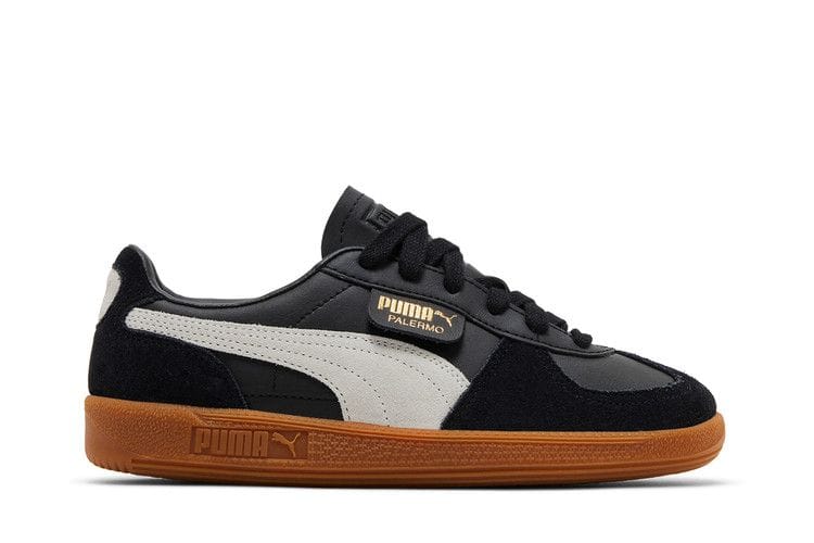 Palermo Leather Big Kid 'Black Feather Grey Gum'