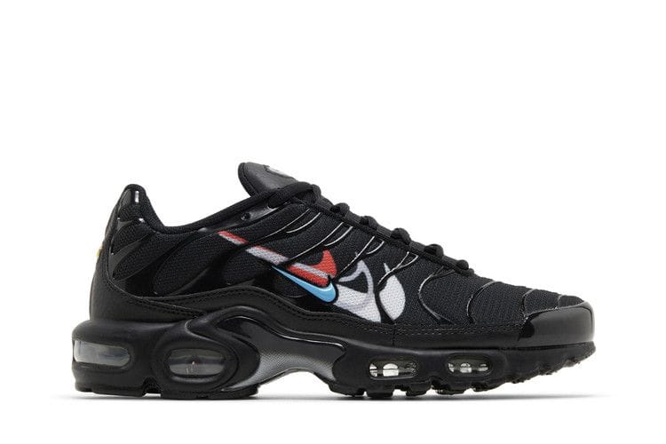 Men's Air Max Plus 'Multi Swoosh - Black Bright Crimson'