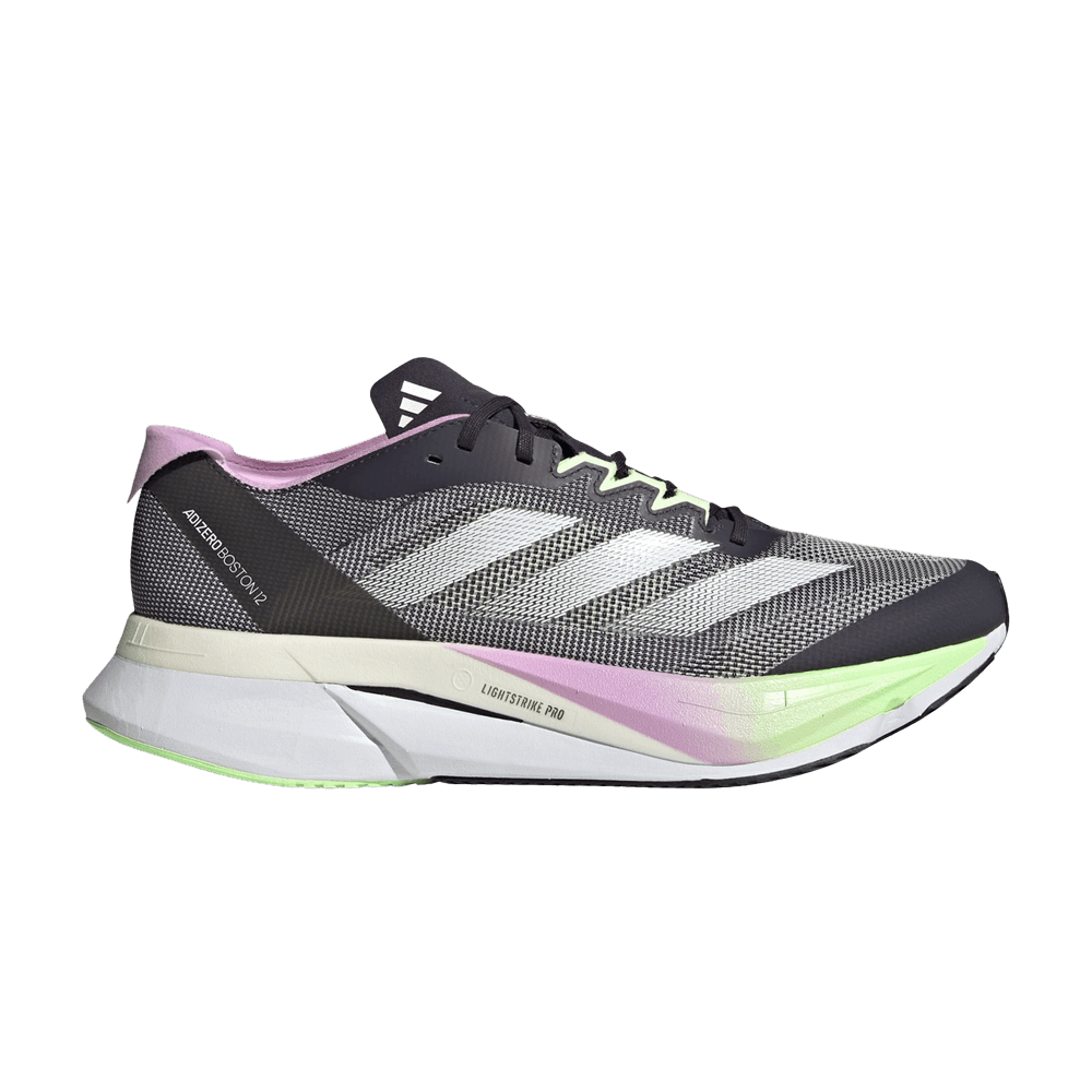 Men's Adizero Boston 12 'Black Green Spark'