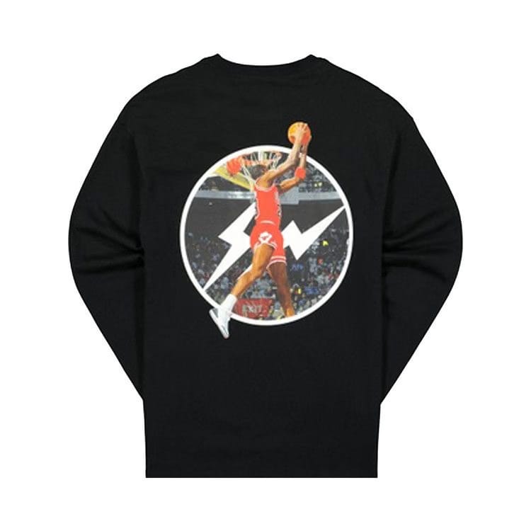 Air Jordan x Fragment Long-Sleeve T-Shirt Black/Reflective Silver