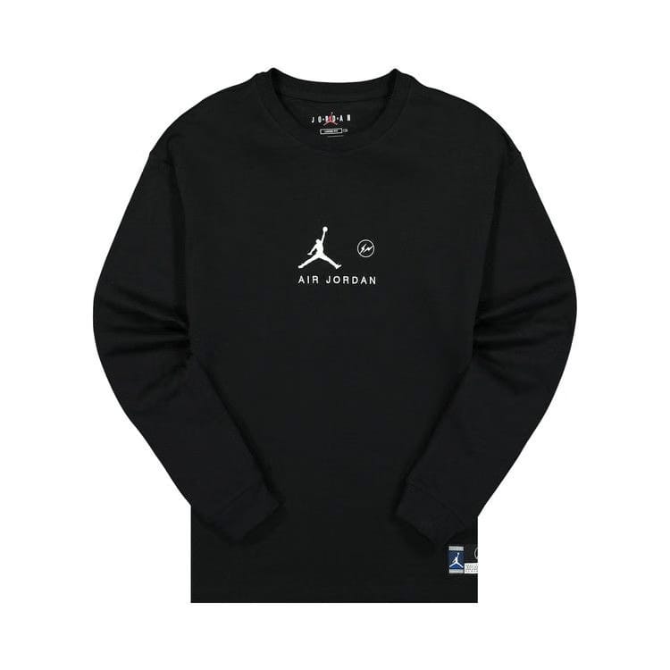 Air Jordan x Fragment Long-Sleeve T-Shirt Black/Reflective Silver
