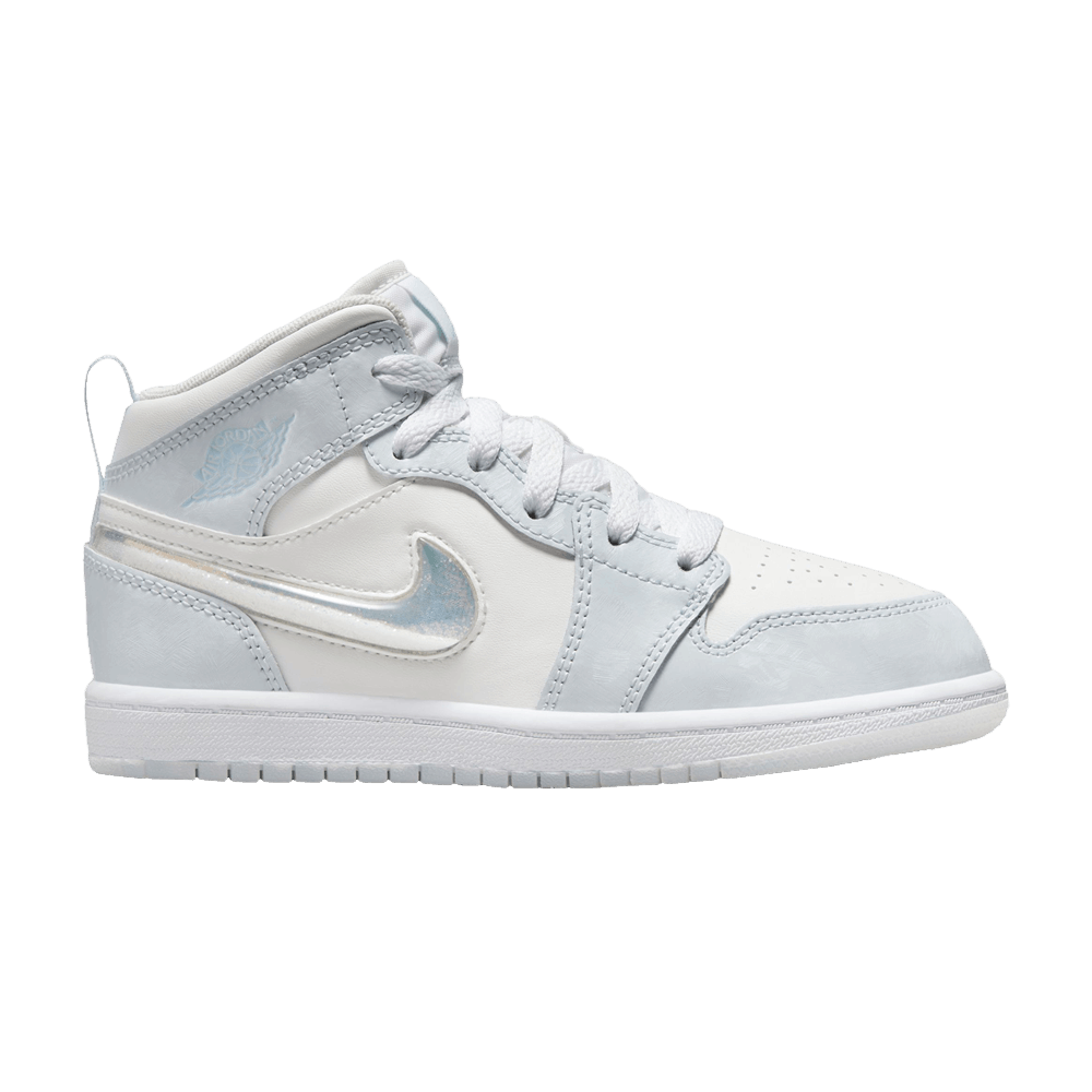 Air Jordan 1 Mid SE PS 'Glitter Swoosh'