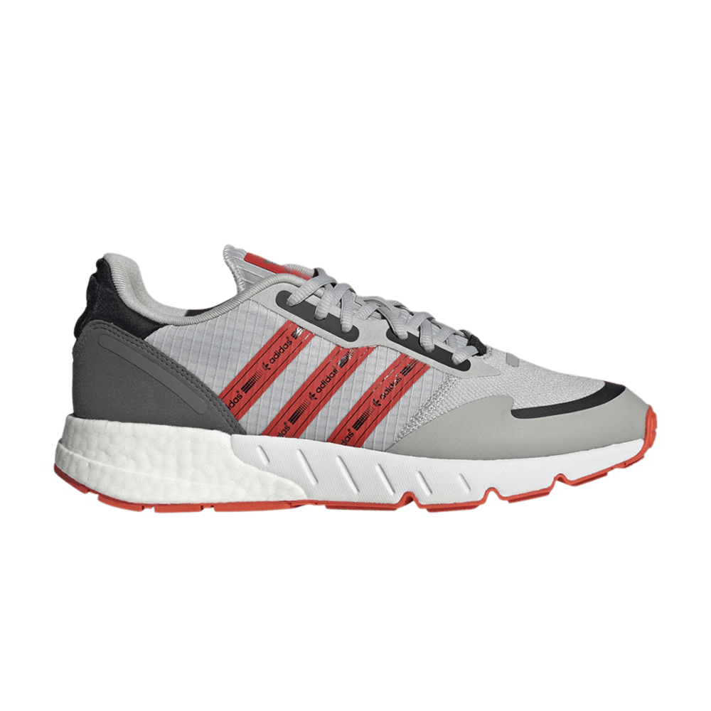 Men's ZX 1K Boost 'Grey Semi Solar Red'