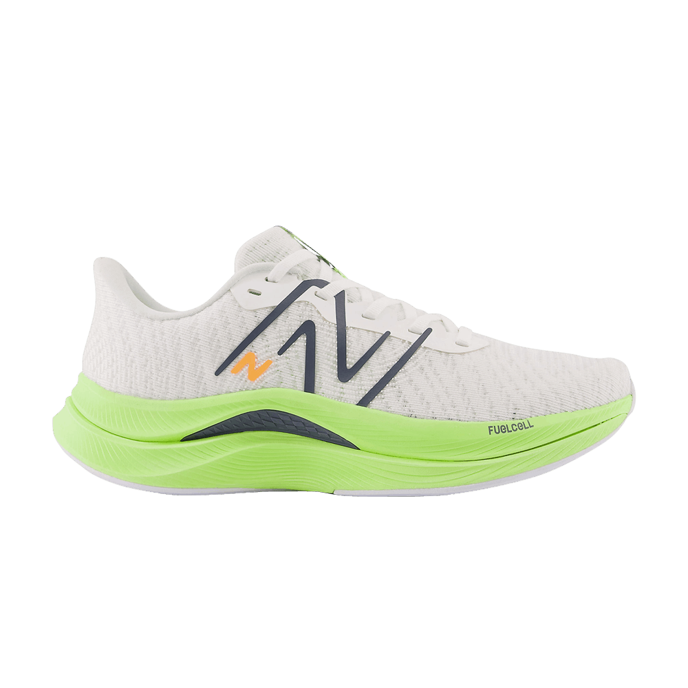 Women's FuelCell Propel v4 Wide 'White Bleached Lime Glow'