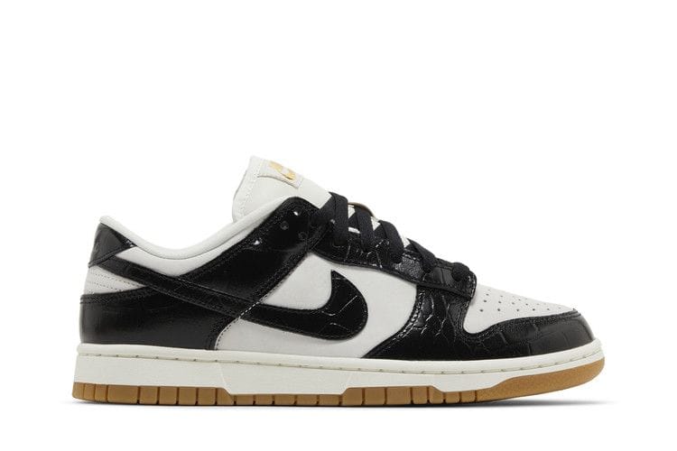 Women's Dunk Low LX 'Black Croc'