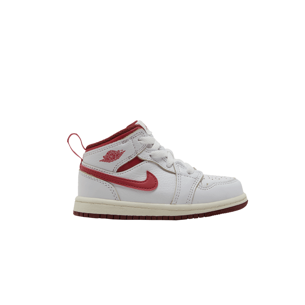 Air Jordan 1 Mid SE TD 'White Dune Red'
