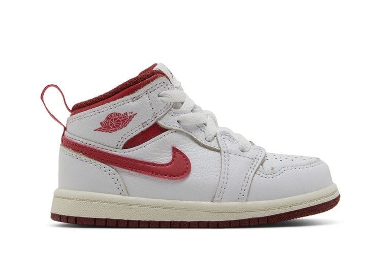 Air Jordan 1 Mid SE TD 'White Dune Red'