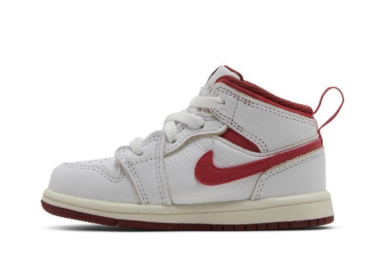 Air Jordan 1 Mid SE TD 'White Dune Red'
