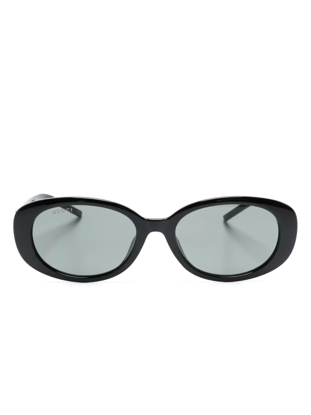 G-motif oval-frame sunglasses