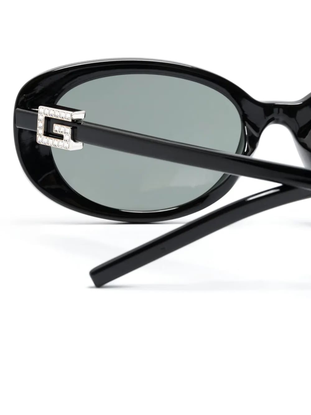 G-motif oval-frame sunglasses