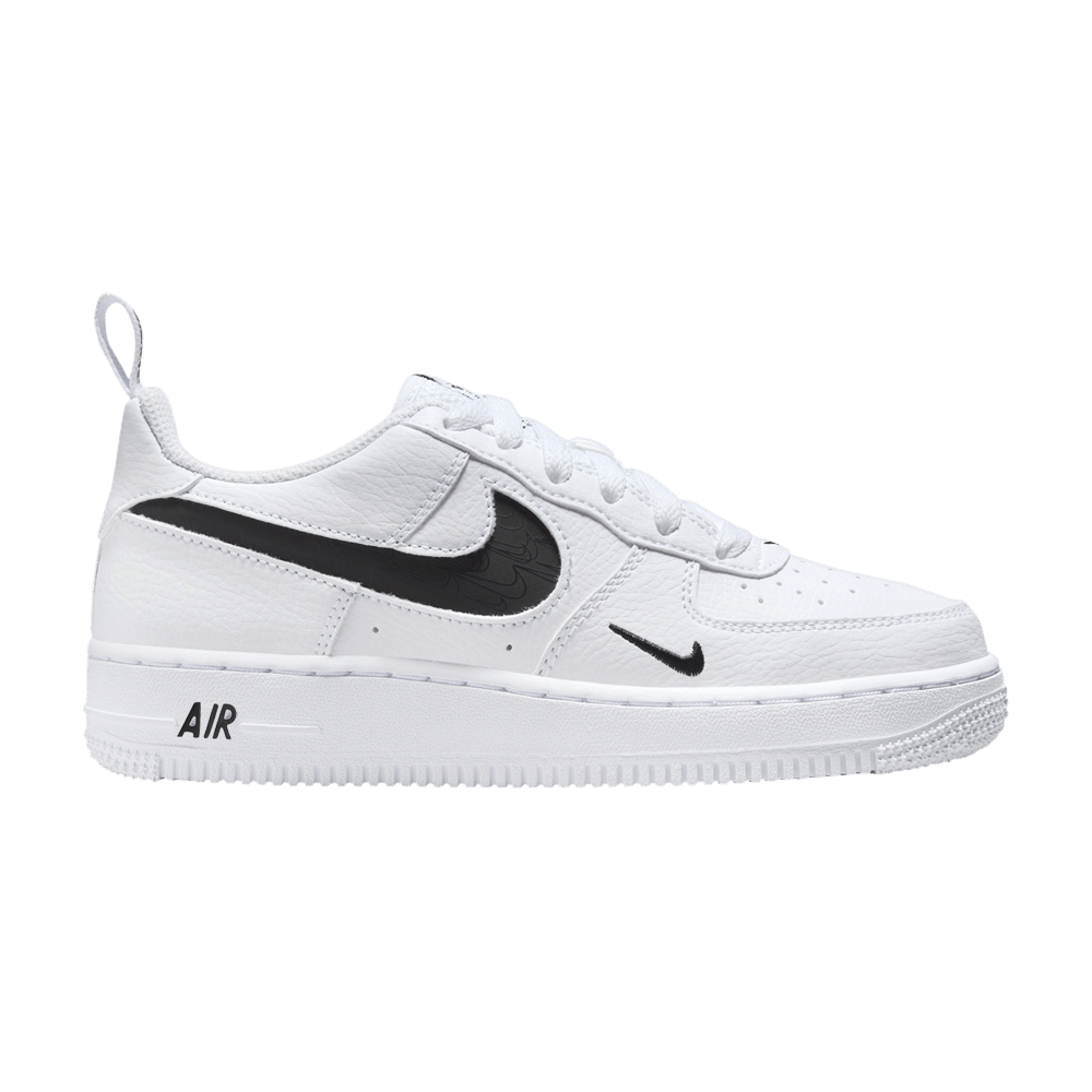Air Force 1 LV8 GS 'Multi-Etch Swoosh - White'