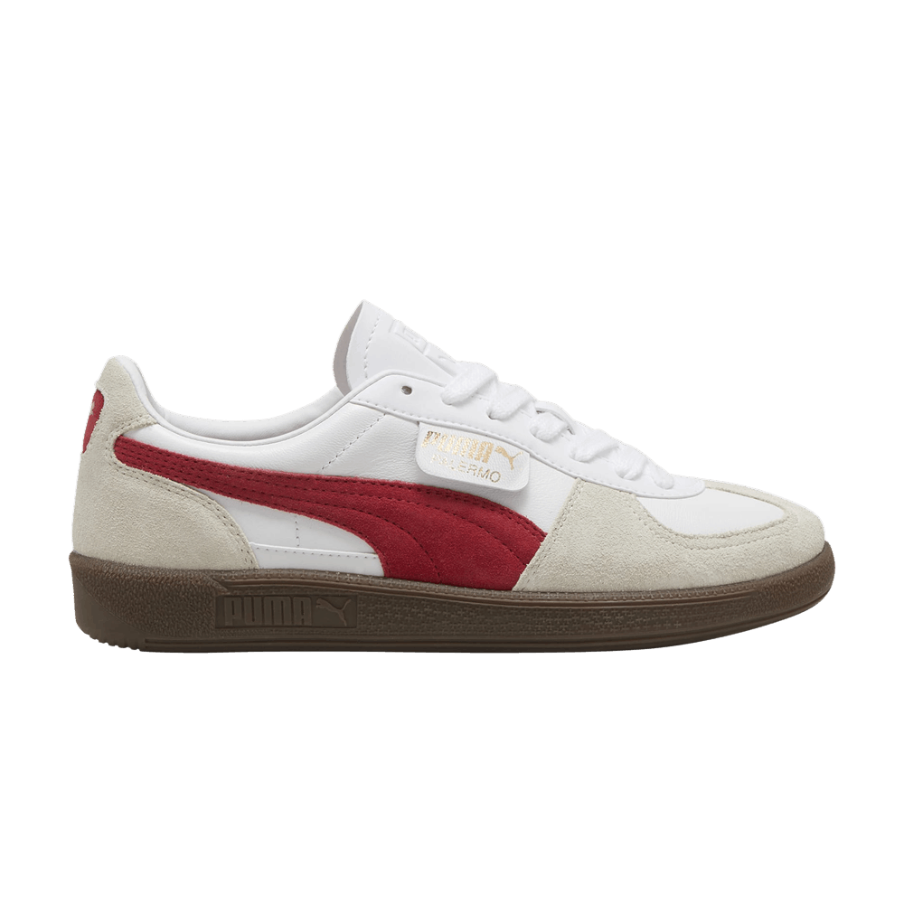 Men's Palermo Leather 'White Club Red'