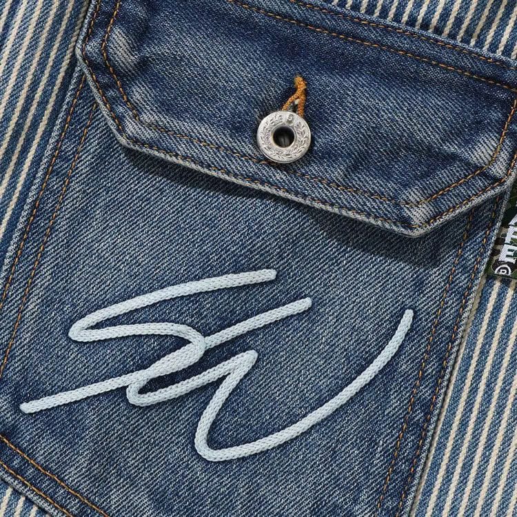 BAPE x Sean Wotherspoon Crazy Denim Jacket Indigo