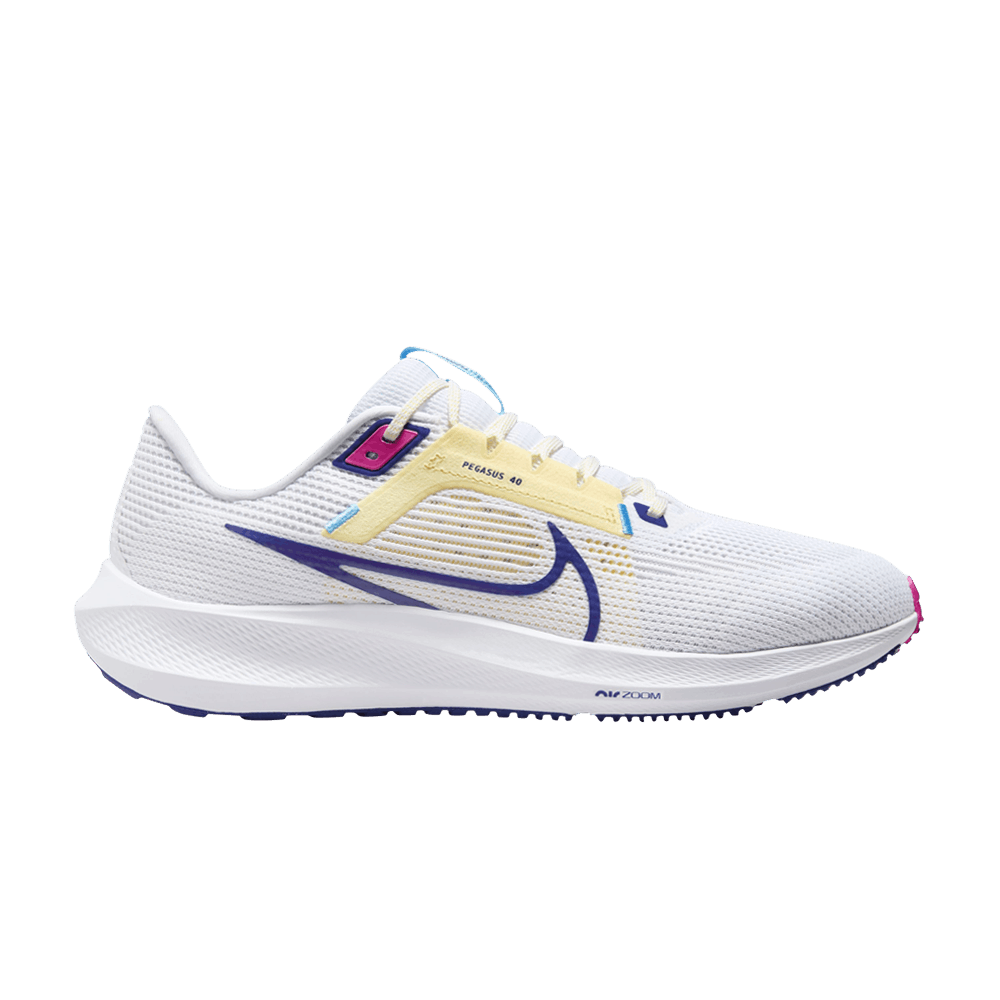 Men's Air Zoom Pegasus 40 'White Deep Royal Blue'