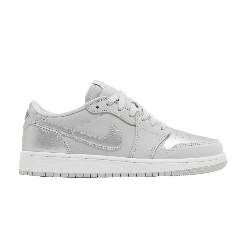 Air Jordan 1 Retro Low OG GS 'Metallic Silver'