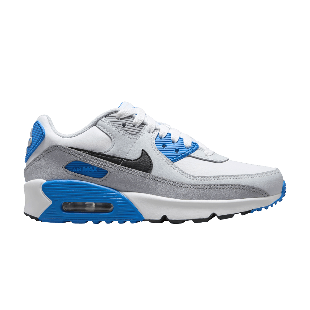 Air Max 90 Leather GS 'Platinum Photo Blue'