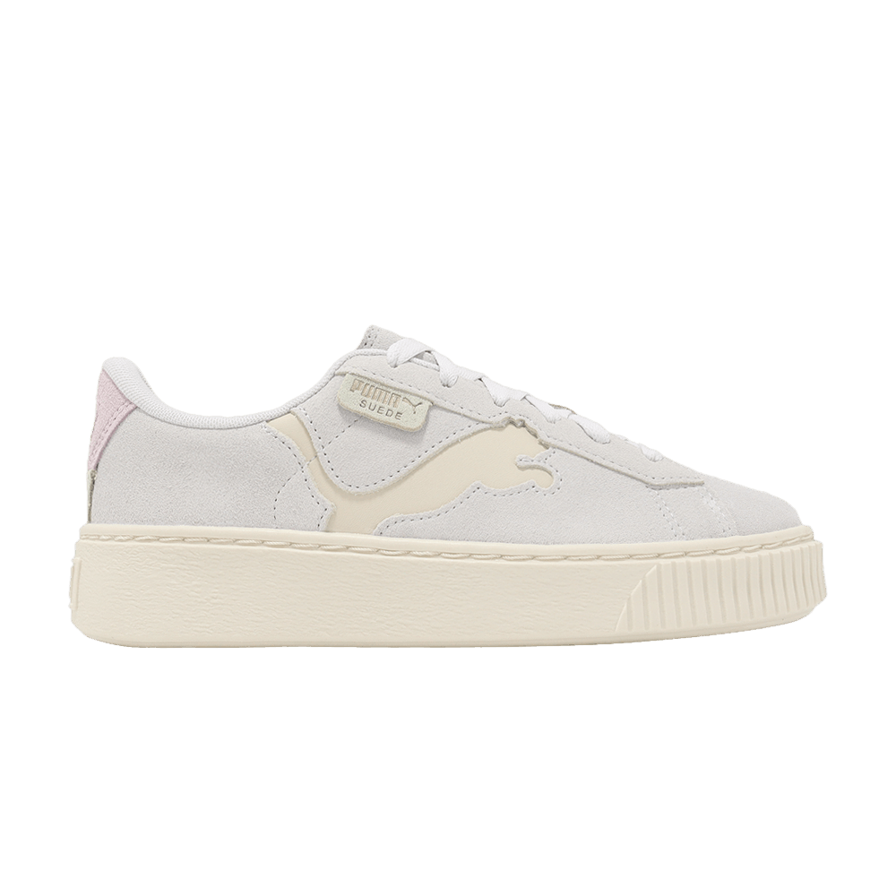 Women's Suede Platform 'Cutout - Silver Mist Grape'