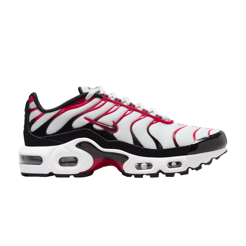 Air Max Plus GS 'Pure Platinum University Red'