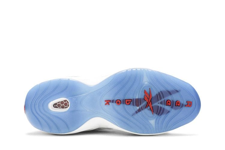 Men's Question Mid 'White Pearlized Red'