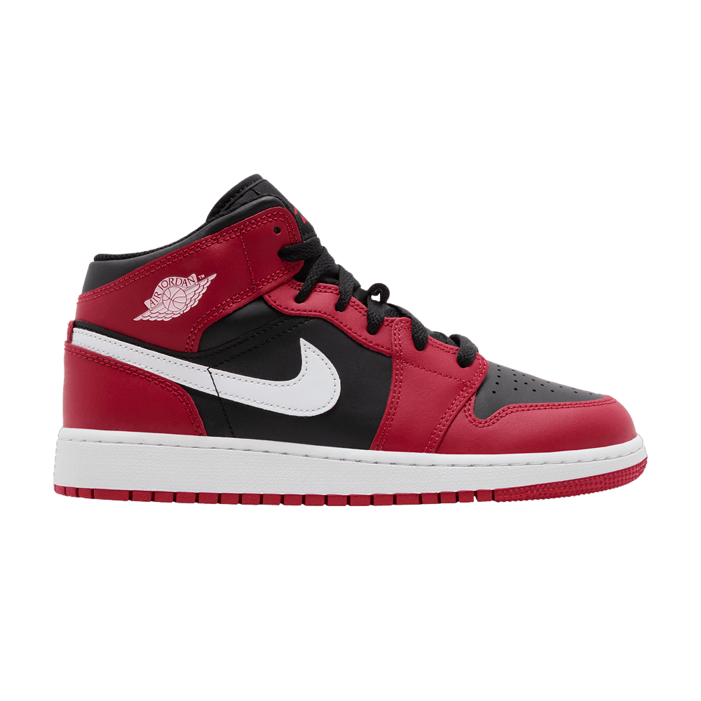 Air Jordan 1 Mid GS 'Gym Red Black White'