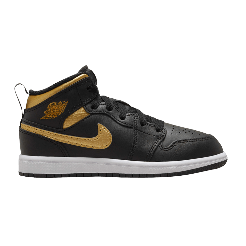 Air Jordan 1 Mid PS 'Black Metallic Gold'