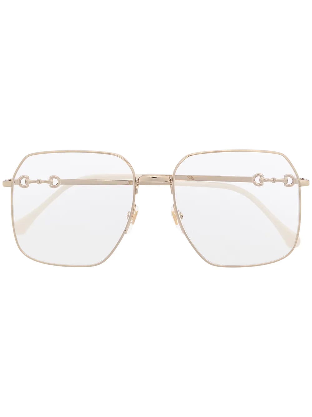 square-frame oversized glasses