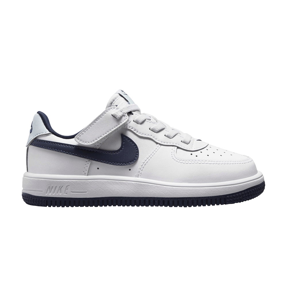 Force 1 Low EasyOn PS 'White Midnight Navy'