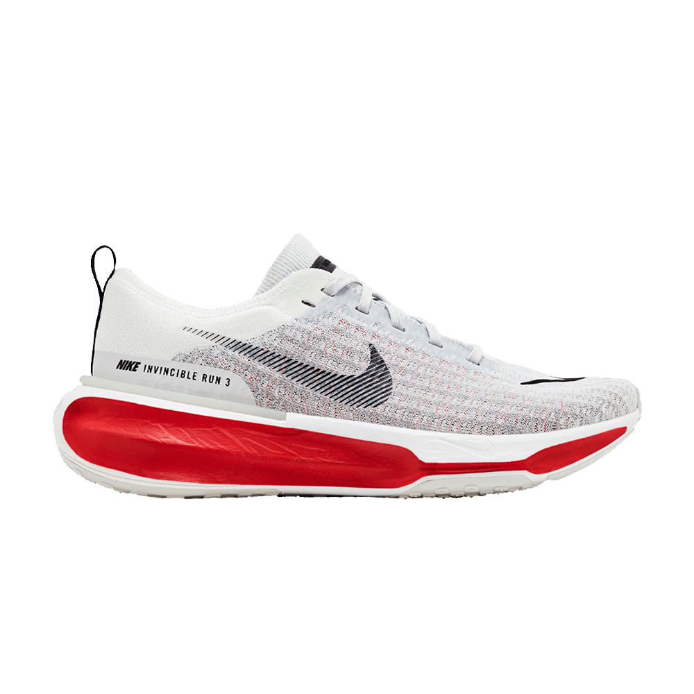 Men's ZoomX Invincible Run Flyknit 3 'Cement Grey Fire Red'
