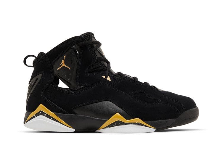 Men's Air Jordan True Flight 'Black Metallic Gold Speckled'
