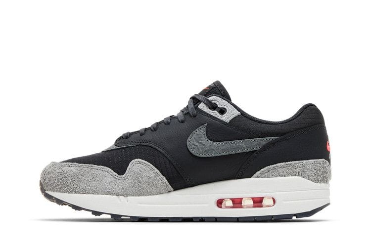 Men's Air Max 1 Premium 'Dark Smoke Grey Flash Crimson'