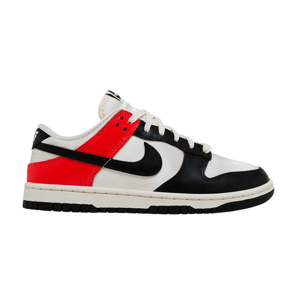Women's Dunk Low SE 'Black Toe Bright Crimson'