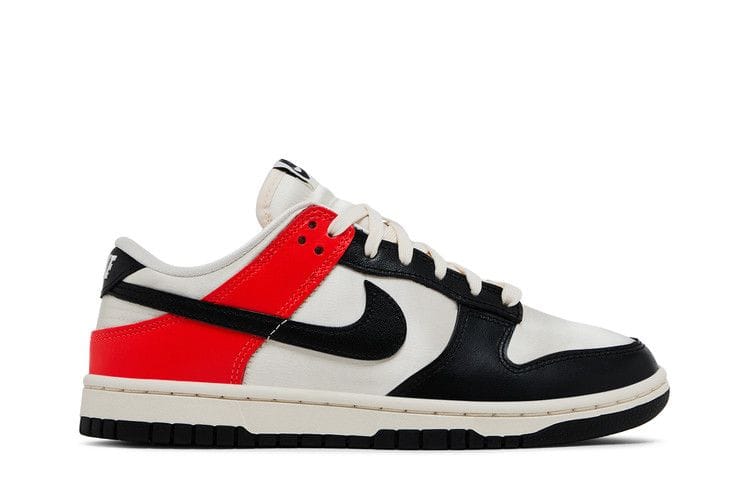 Women's Dunk Low SE 'Black Toe Bright Crimson'