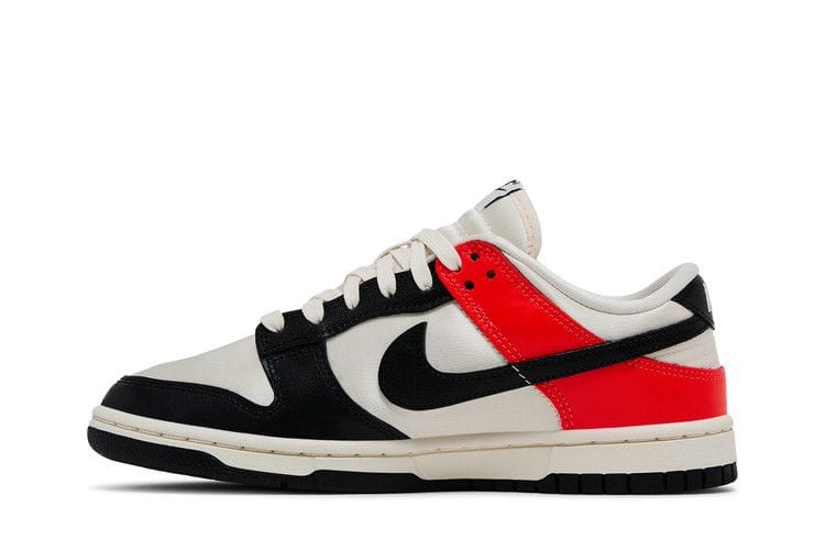 Women's Dunk Low SE 'Black Toe Bright Crimson'