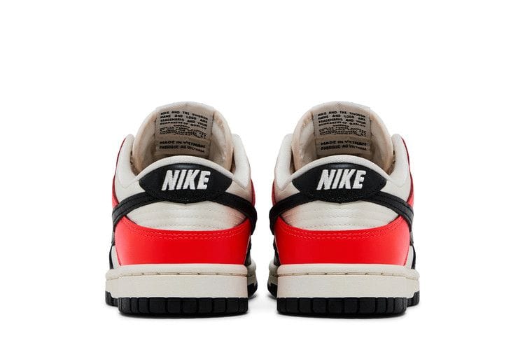 Women's Dunk Low SE 'Black Toe Bright Crimson'