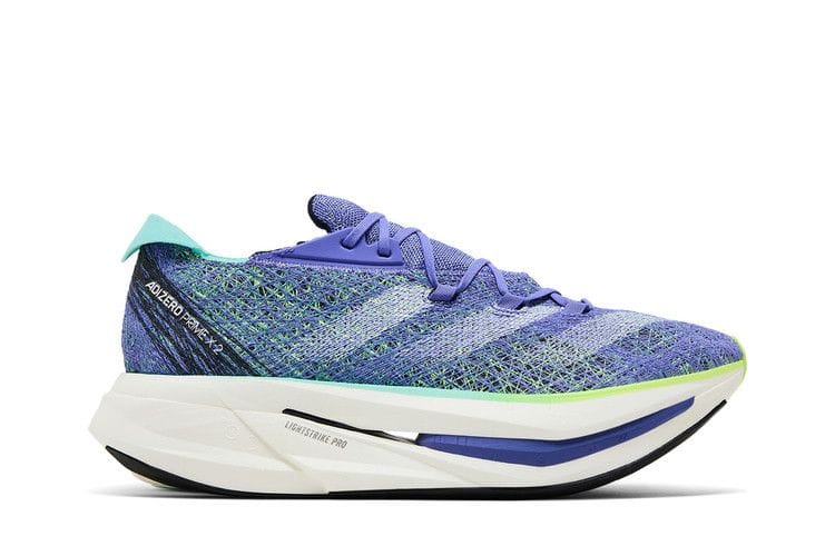 Men's Adizero Prime X 2.0 Strung 'Cobalt Blue Lucid Lemon'