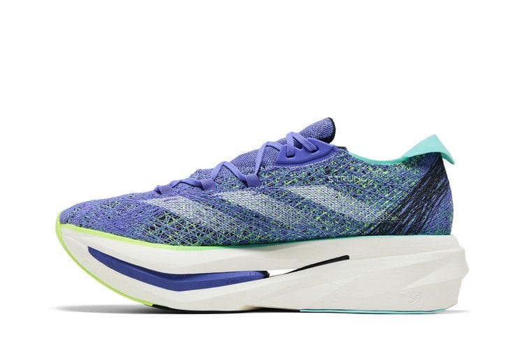 Men's Adizero Prime X 2.0 Strung 'Cobalt Blue Lucid Lemon'